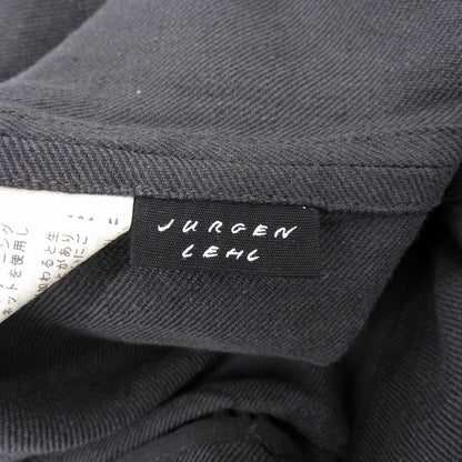 JURGEN LEHL Jurgen Lehl Like New Cardy Linen Twill Dress Ladies Black M 25SS Dress