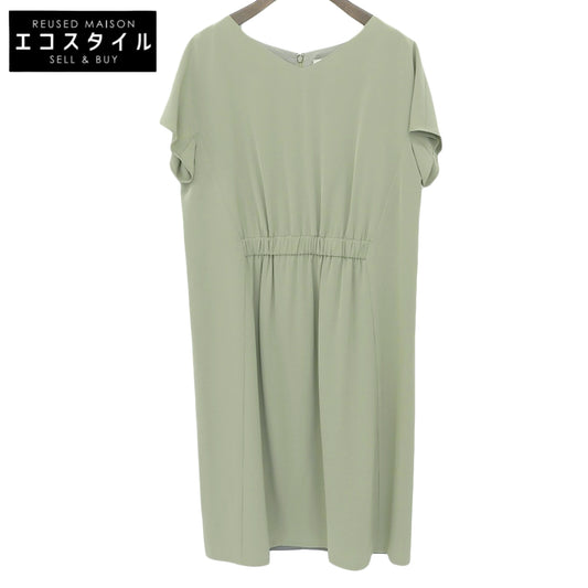 Jiyuku Washed Dress Women's Green Size 40 Dress 40 (Excellent Condition)