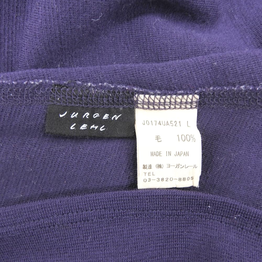 羊毛圆领连衣裙 女式 紫色 L 连衣裙 L 女式