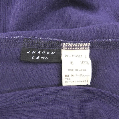 羊毛圆领连衣裙 女式 紫色 L 连衣裙 L 女式