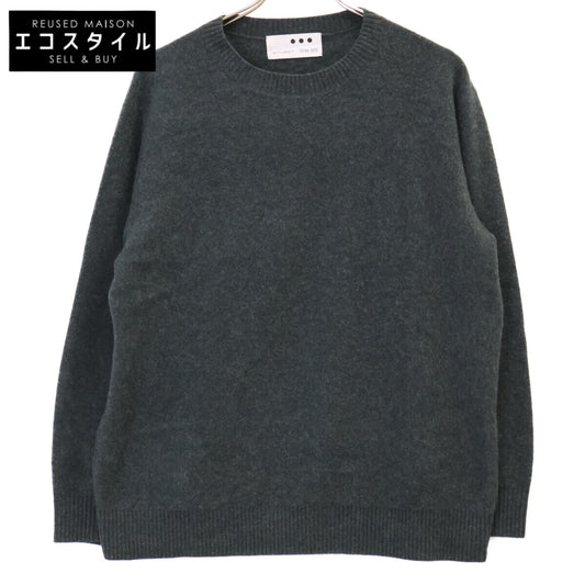 GREEN RC201M Recycled Cashmere Crew Neck Knit Top L Men's