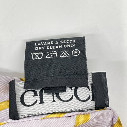 GUCCI グッチ パープル シルク ホースビットチェーン 長袖シャツ トップス
