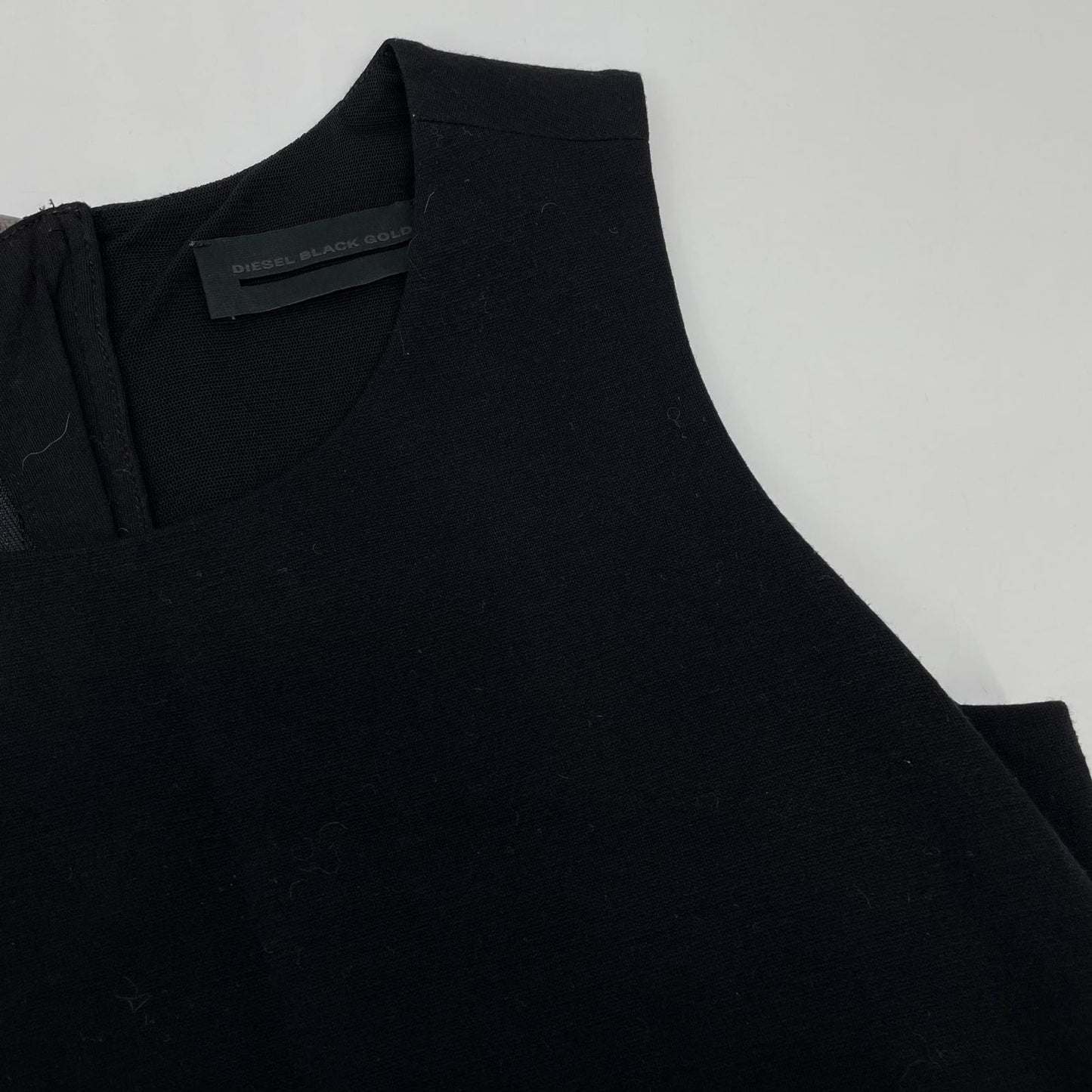 DIESEL BlackGold 迪赛黑金 【美品/国内正品】无袖百褶连衣裙 40