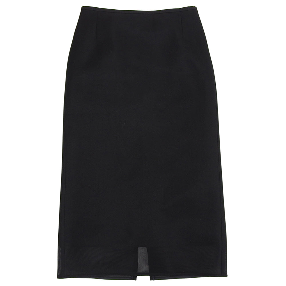 Excellent Condition Sheer Double-Knit Skirt Women's Black Size 2 Skirt Size 2 Women's