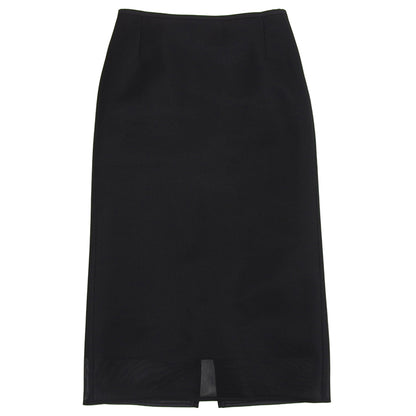 Excellent Condition Sheer Double-Knit Skirt Women's Black Size 2 Skirt Size 2 Women's
