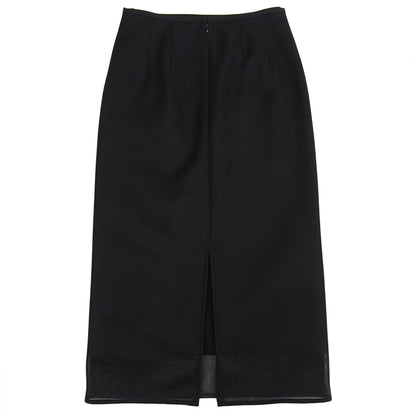 Excellent Condition Sheer Double-Knit Skirt Women's Black Size 2 Skirt Size 2 Women's