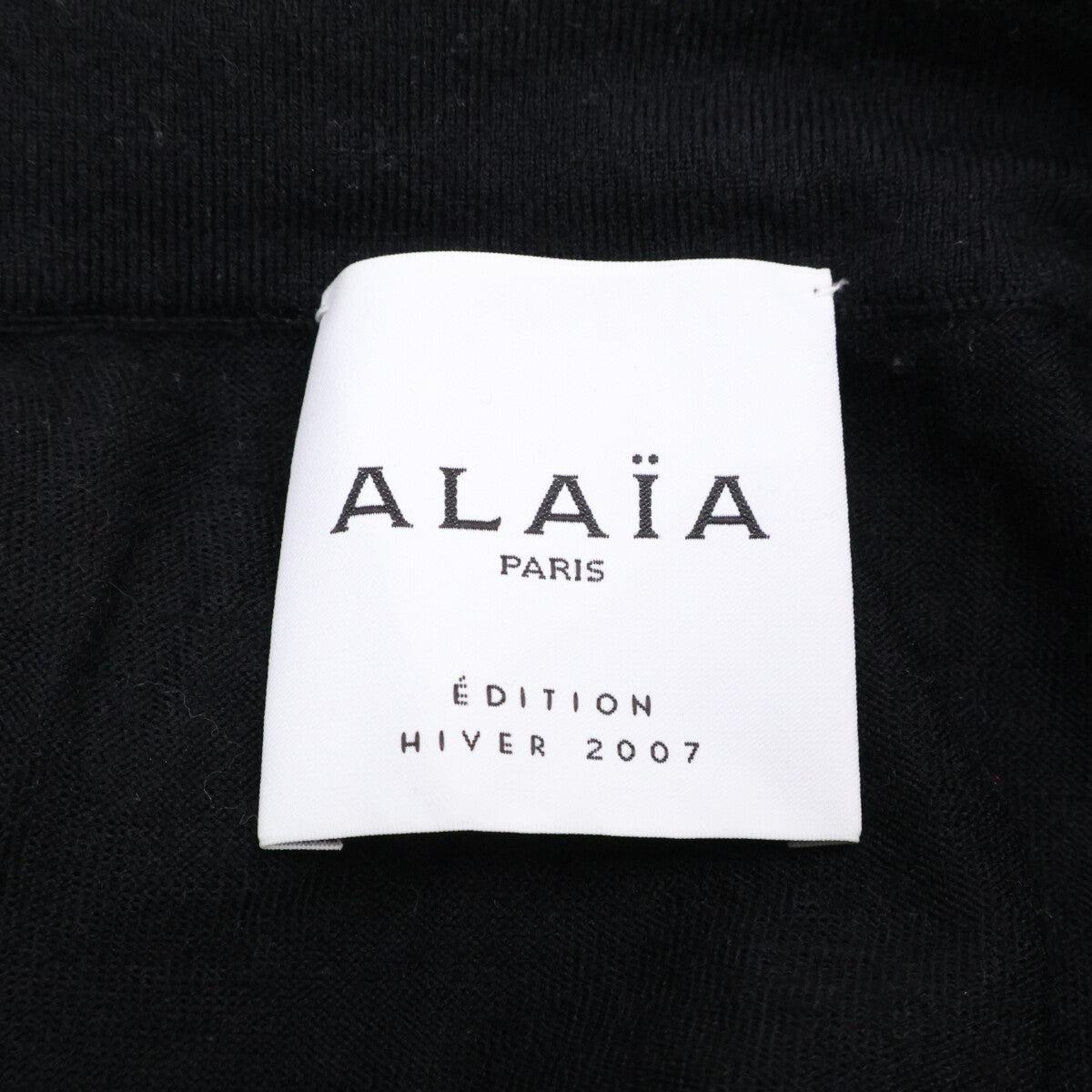 ALAIA アライア 【国内正規】AA9R2187CM626 クリノリンフレアファインニットミニスケータードレス/ ワンピース