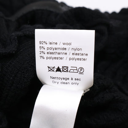 ALAÏA 【Domestic Authentic】AA9R2187CM626 Crinoline Flared Fine Knit Mini Skater Dress/Dress