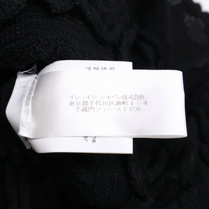 ALAÏA 【Domestic Authentic】AA9R2187CM626 Crinoline Flared Fine Knit Mini Skater Dress/Dress