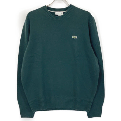 AH2916-99 Khaki Olive Essential Wool Knit Sweater Top L Men's