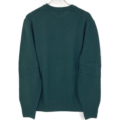 AH2916-99 Khaki Olive Essential Wool Knit Sweater Top L Men's