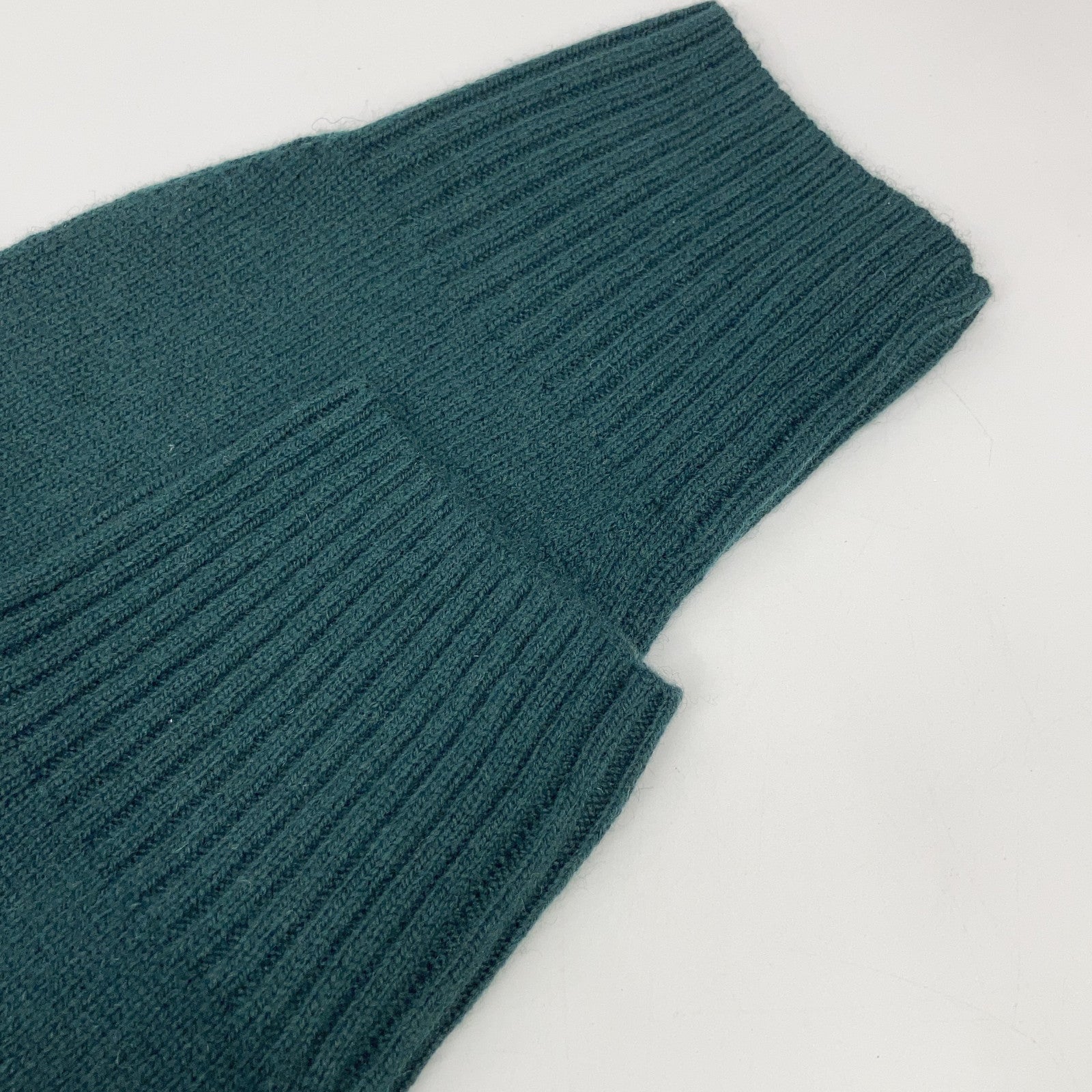 AH2916-99 Khaki Olive Essential Wool Knit Sweater Top L Men's