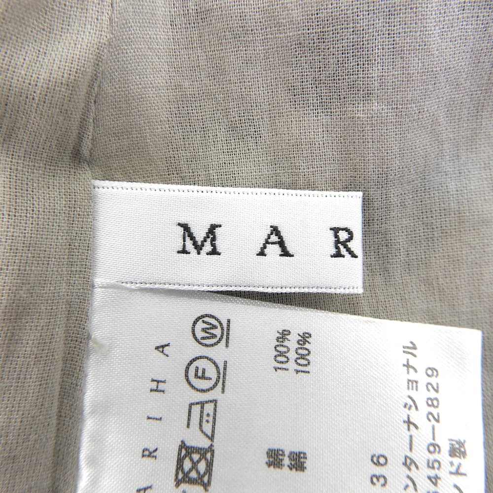 MARIHA マリハ ドット 夜空のドレス ワンピース レディース グレー系×ブラック 36 ワンピース 36