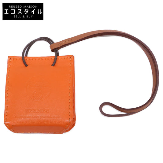 HERMES 【美品】Sacs Orange Bag Charm