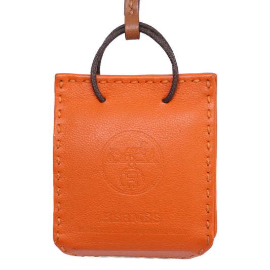 HERMES 【美品】Sacs Orange Bag Charm