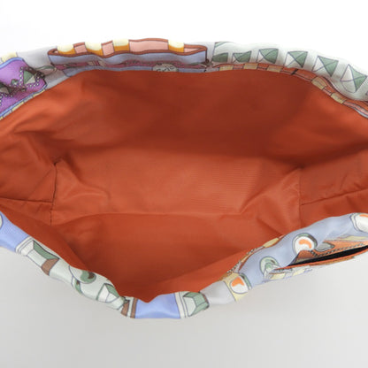 HERMES エルメス 美品 シルク フールビ20 ポーチ バッグインバッグ ハンドバッグ レディース マルチカラー ハンドバッグ