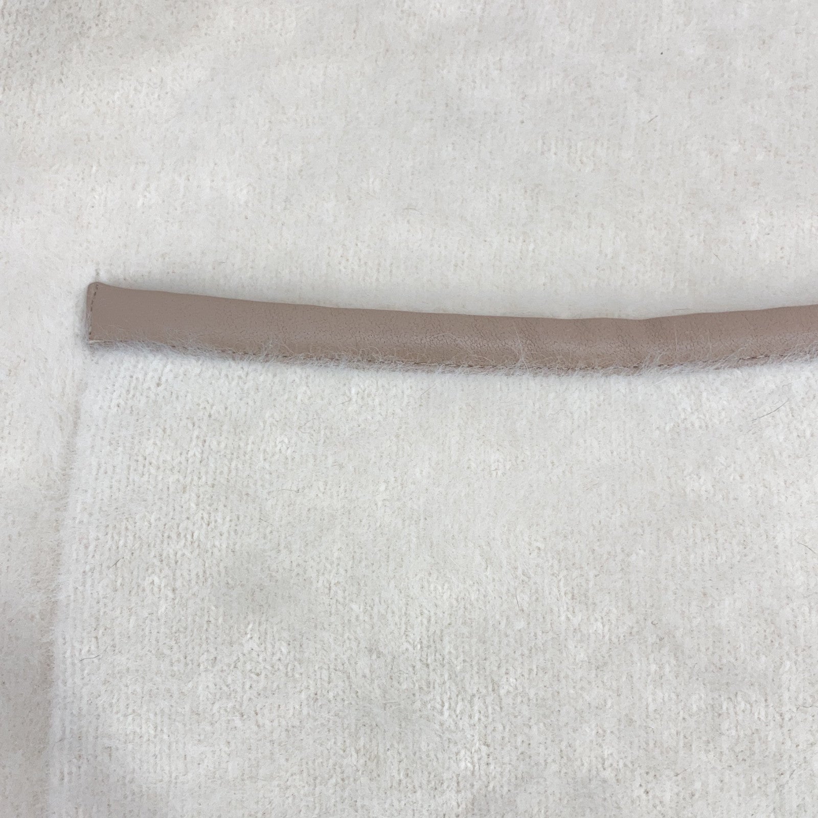 【美品】1528-104-2006 狐狸羊绒饰边拼接开衫/夹克 ※无尺码标注。女款