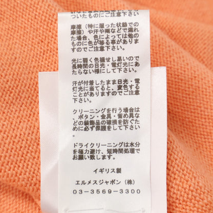 HERMES 【Domestic/23AW】Cashmere Cotton Sellier Button Sleeveless Knit Dress