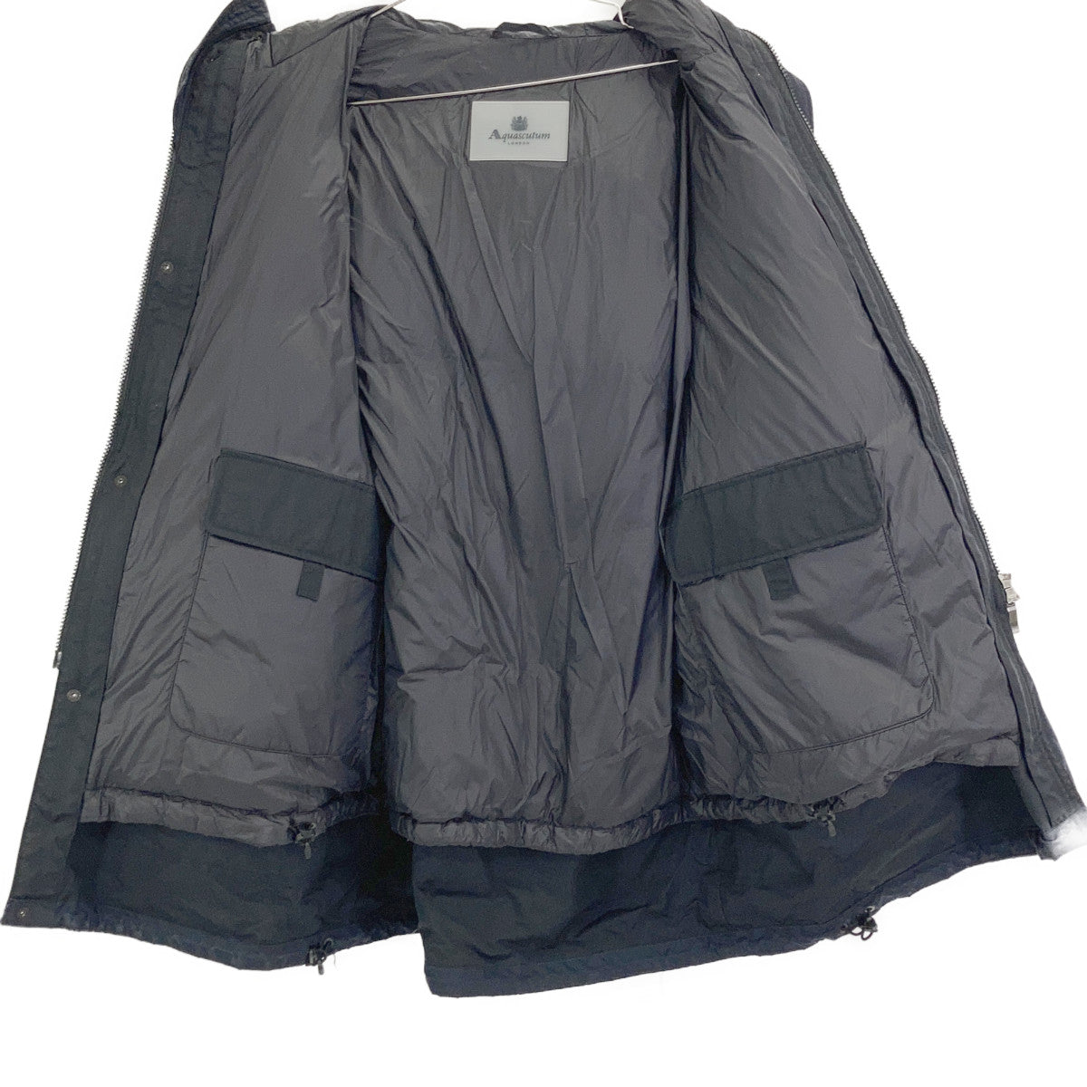 Aquascutum アクアスキュータム ネイビー 2201412007 ダウン 3WAY WYNCOL マウンテンパーカ コート
