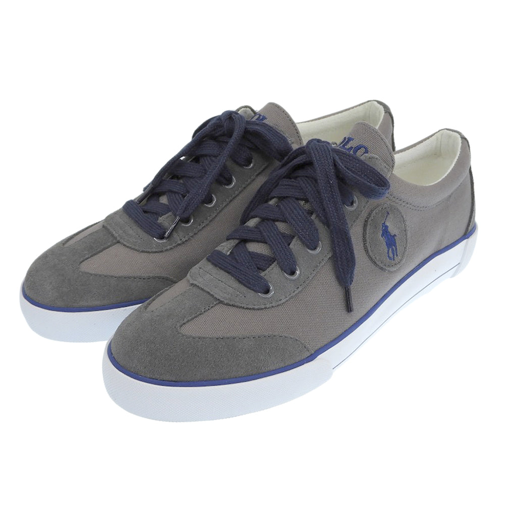 POLO RALPH LAUREN Polo Ralph Lauren Excellent Condition Canvas x Suede Sneakers Shoes Men's Gray 9D Shoes 9D