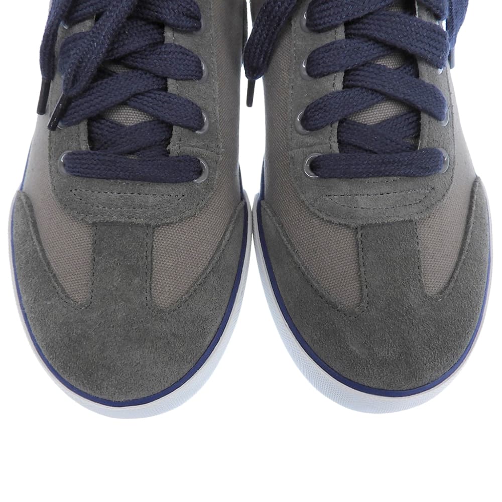 POLO RALPH LAUREN Polo Ralph Lauren Excellent Condition Canvas x Suede Sneakers Shoes Men's Gray 9D Shoes 9D