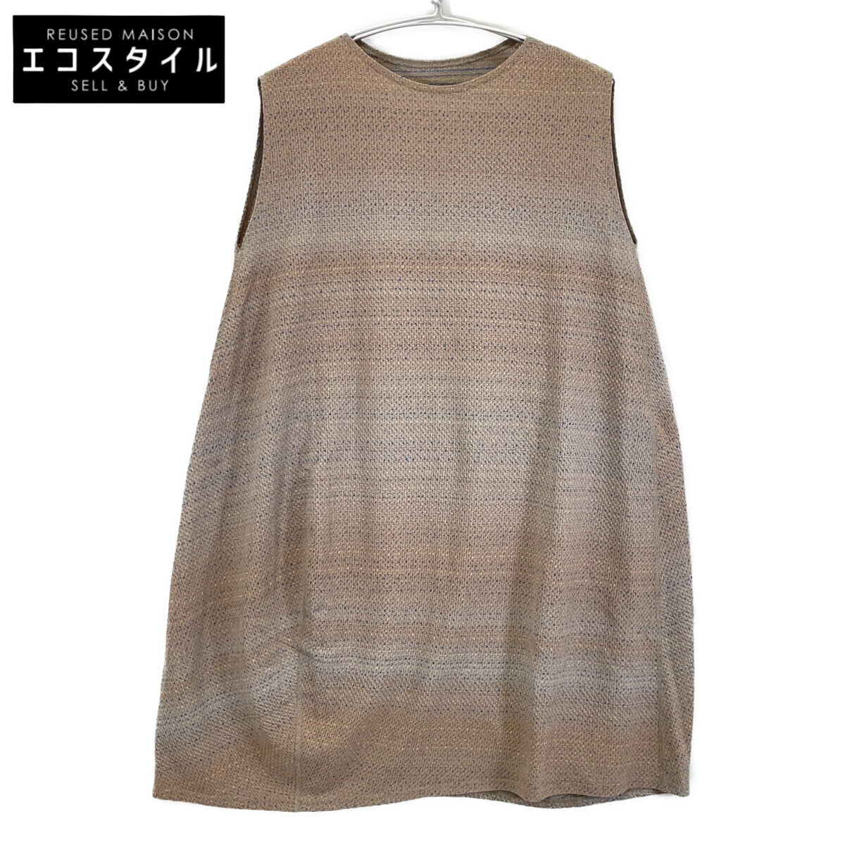 JURGEN LEHL J0142UB632 24SS Light Taupe Smock Tunic Top