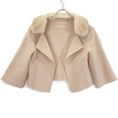 FOXEY BOUTIQUE フォクシーブティック ベージュ 35904 Champagne ミンクファーダブルフェイスジャケット ジャケット