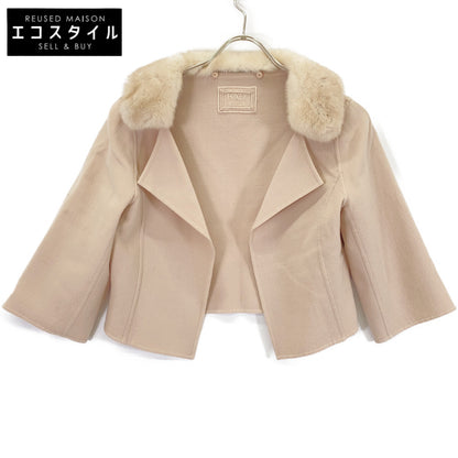 FOXEY BOUTIQUE フォクシーブティック ベージュ 35904 Champagne ミンクファーダブルフェイスジャケット ジャケット