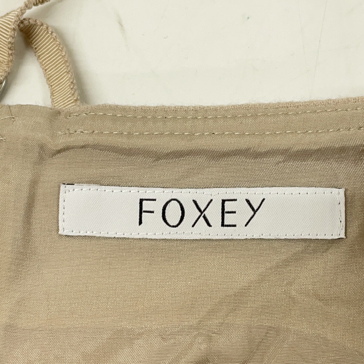 FOXEY フォクシー ベージュ 35905 Champagne ドレス ワンピース ワンピース