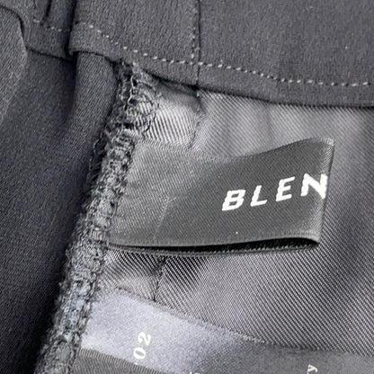 BLENHEIM 布莱尼姆 24AW 黑色中缝直筒阔腿裤 下装 M