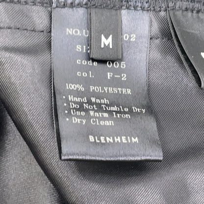 BLENHEIM 布莱尼姆 24AW 黑色中缝直筒阔腿裤 下装 M