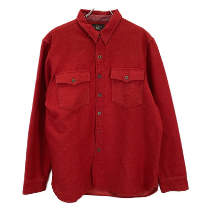 RRL ダブルアールエル レッド ウールコットン シャツジャケット ジャケット