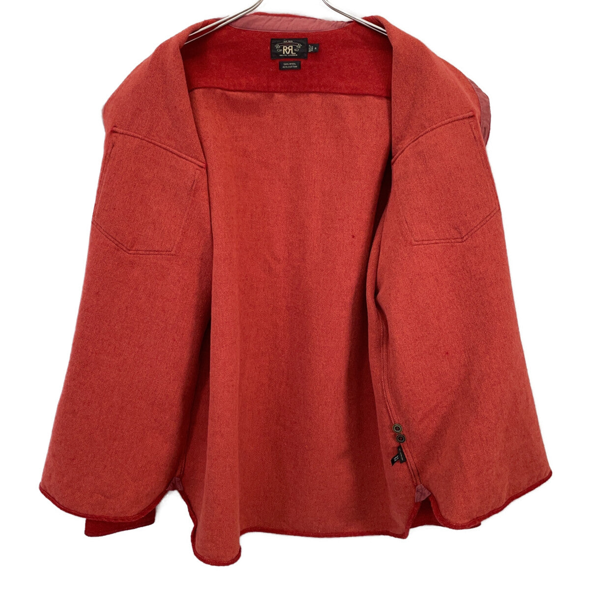 RRL ダブルアールエル レッド ウールコットン シャツジャケット ジャケット