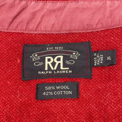 RRL ダブルアールエル レッド ウールコットン シャツジャケット ジャケット