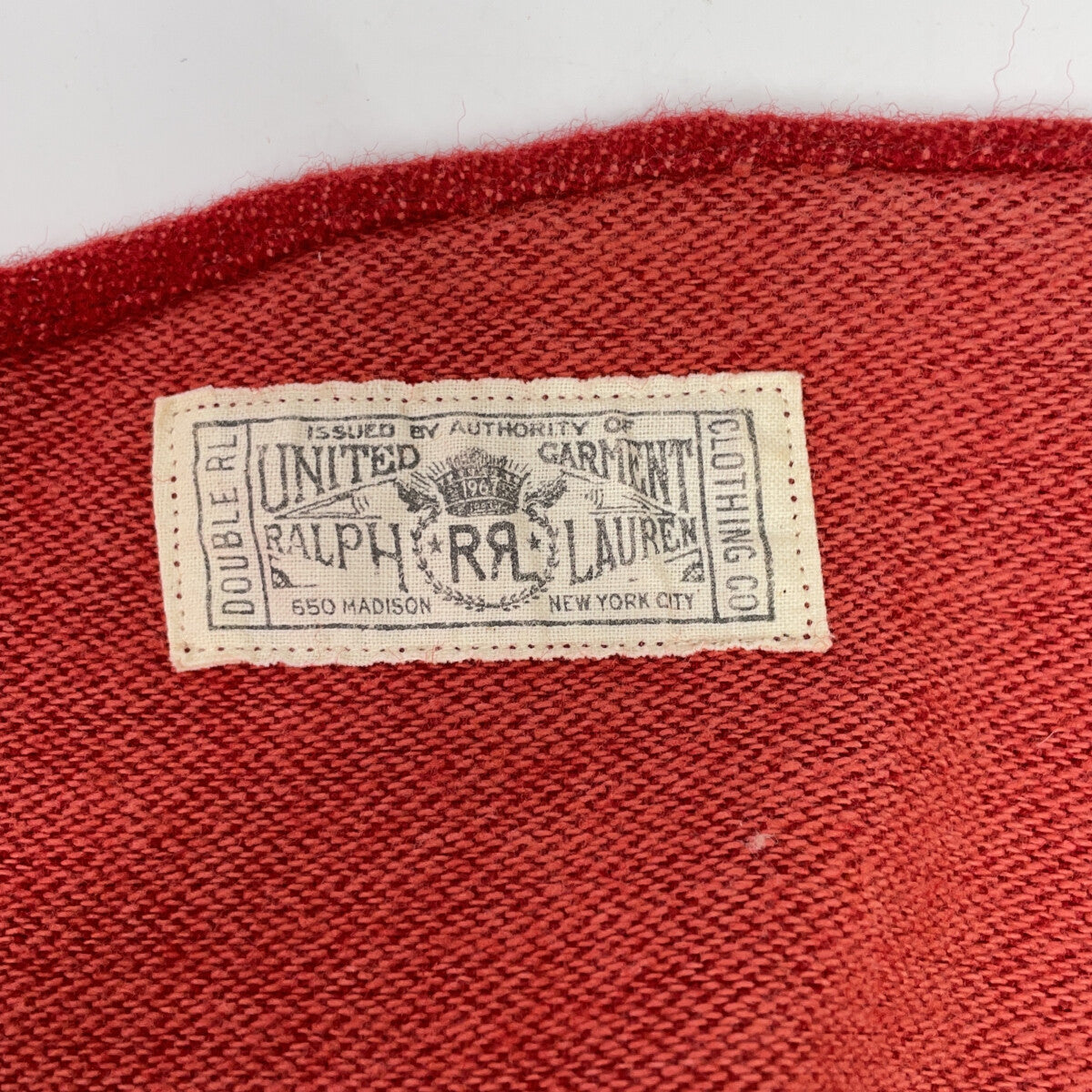 RRL ダブルアールエル レッド ウールコットン シャツジャケット ジャケット