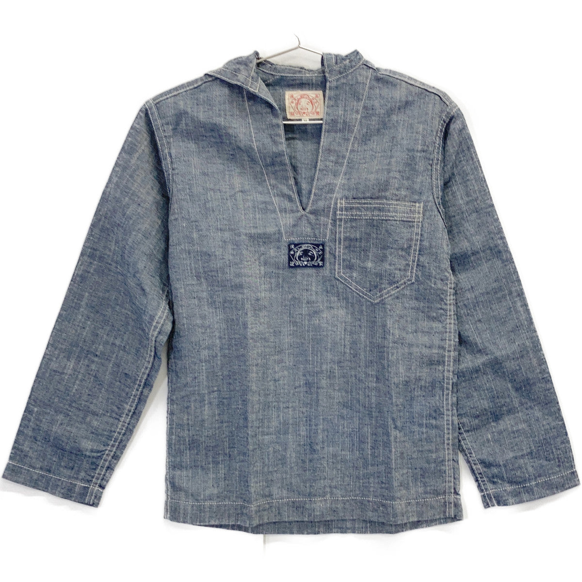 EVISU エヴィス シャンプレーデニム プルオーバー セーラーシャツ トップス