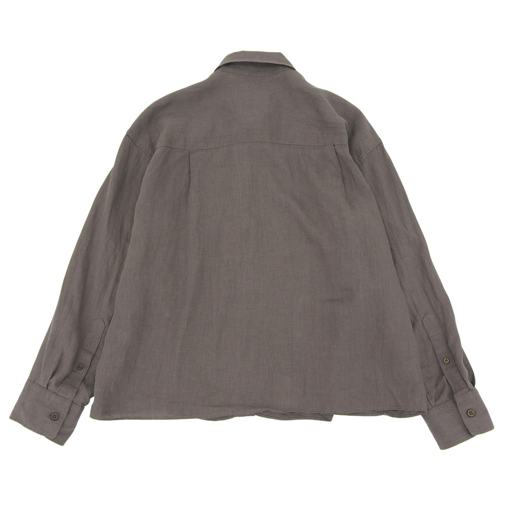 Deuxieme Classe ドゥーズィエムクラス 美品 リネン シャツ トップス レディース カーキ 24SS トップス ―