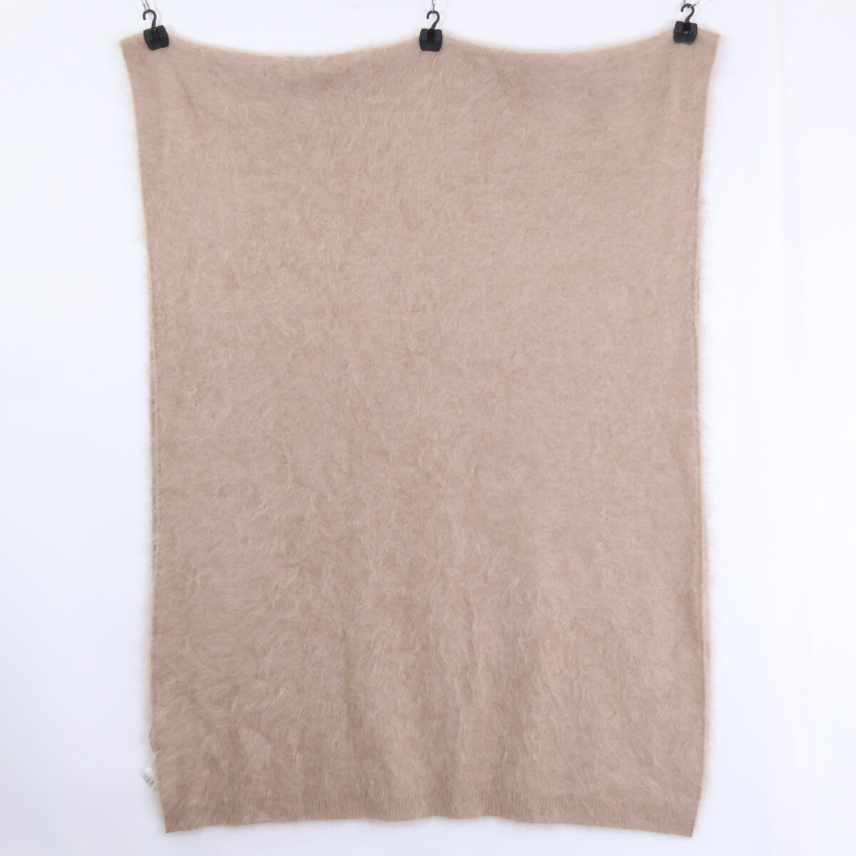 ASAUCE MELER [Beautiful Condition] Cashmere Fur Knit Stole