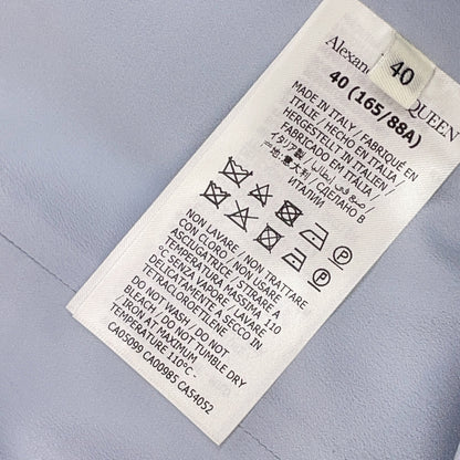 ALEXANDER McQUEEN アレキサンダーマックイーン 22年 ライトブルー 703400 ビスチェ パラシュートドレス ワンピース