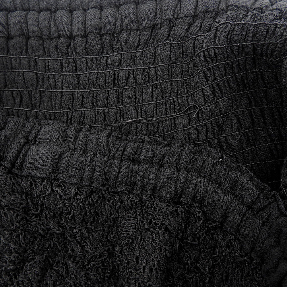 美品 レース スパンコール スカート レディース 黒 ブラック M スカート M