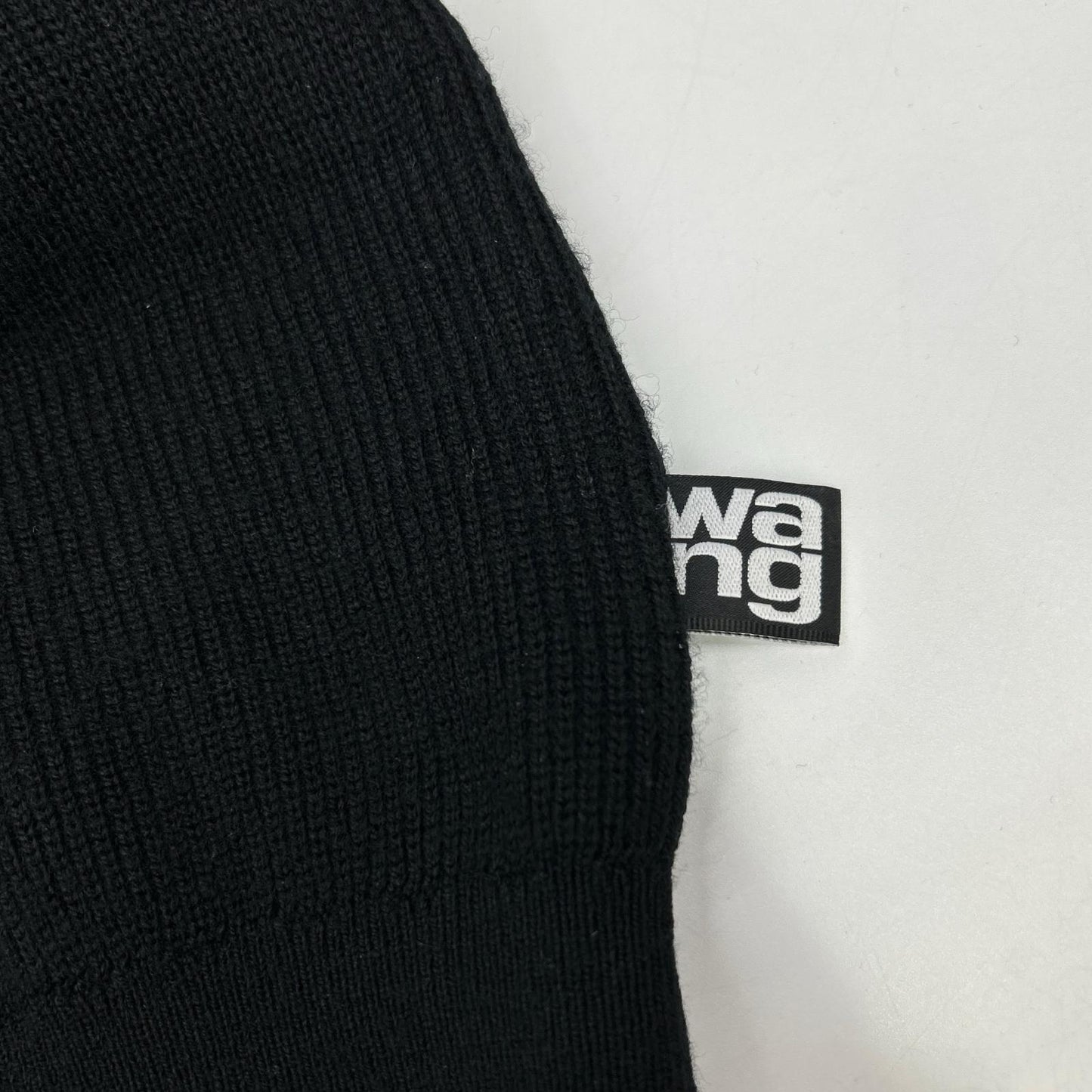 ALEXANDER WANG アレキサンダーワン ブラック CA00985 レイヤードニット トップス