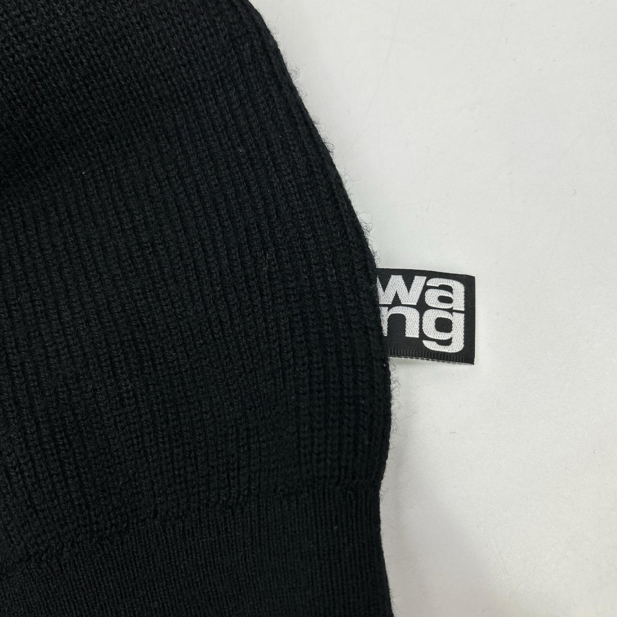 ALEXANDER WANG アレキサンダーワン ブラック CA00985 レイヤードニット トップス