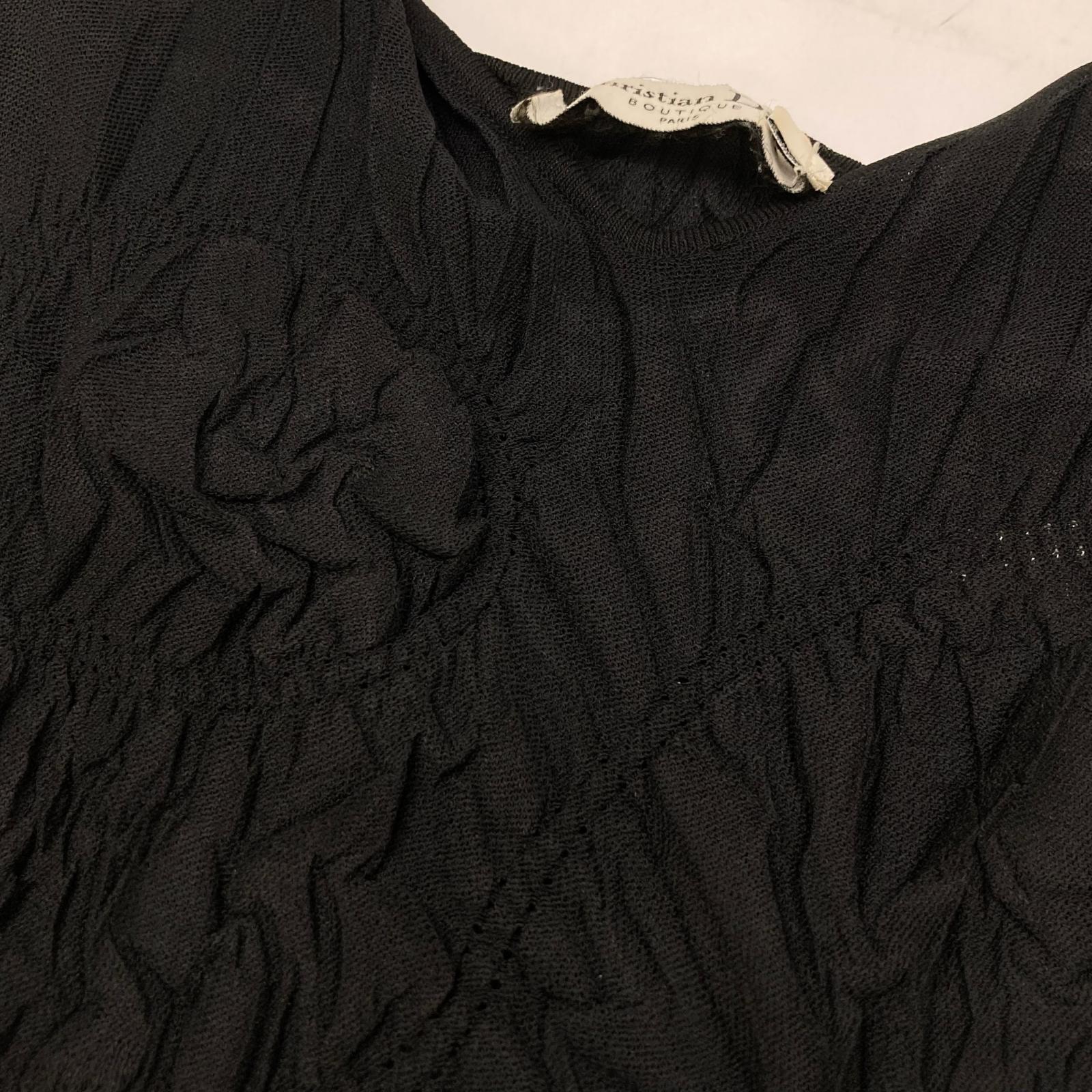 Christian Dior クリスチャンディオール 6A13055020 ブラック レース キャミソール トップス