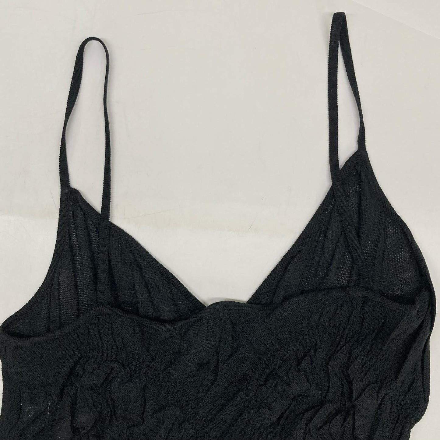 Christian Dior クリスチャンディオール 6A13055020 ブラック レース キャミソール トップス