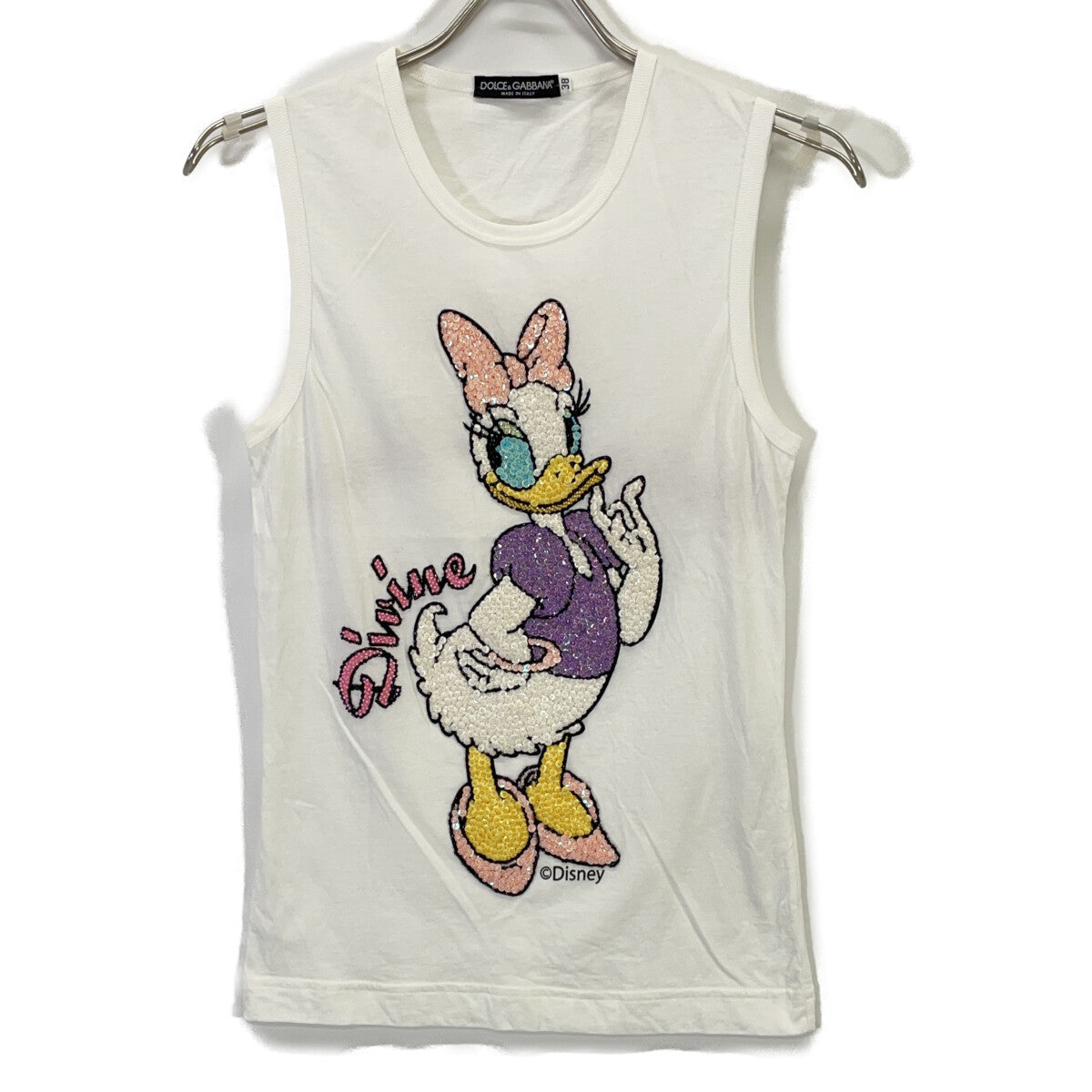 DOLCE&GABBANA ドルチェアンドガッバーナ TJFE/7519 ﾎﾜｲﾄ ｺｯﾄﾝ ﾃﾞｲｼﾞｰ