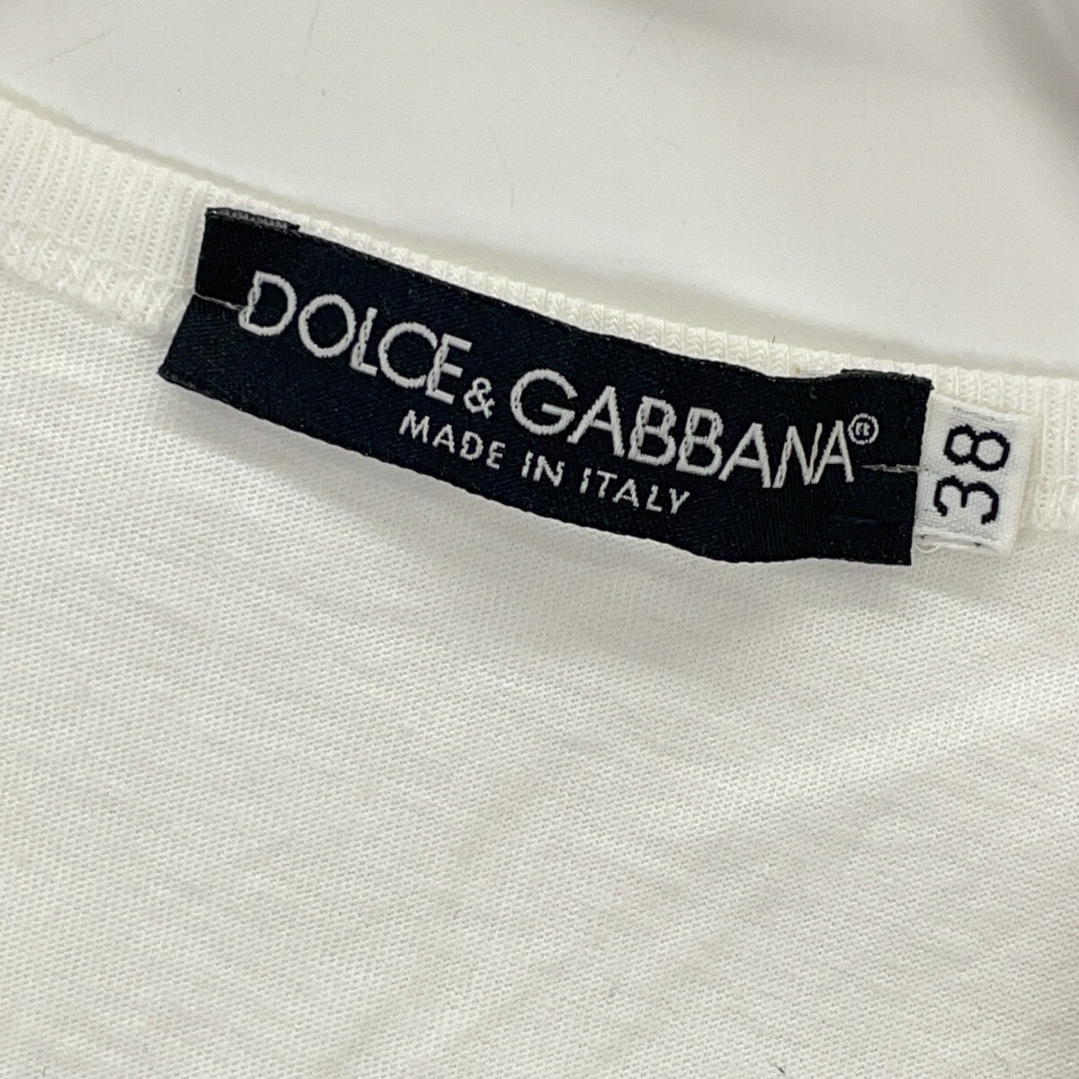 DOLCE&GABBANA 杜嘉班纳 TJFE/7519 白色 棉质 唐老鸭 背心 上衣