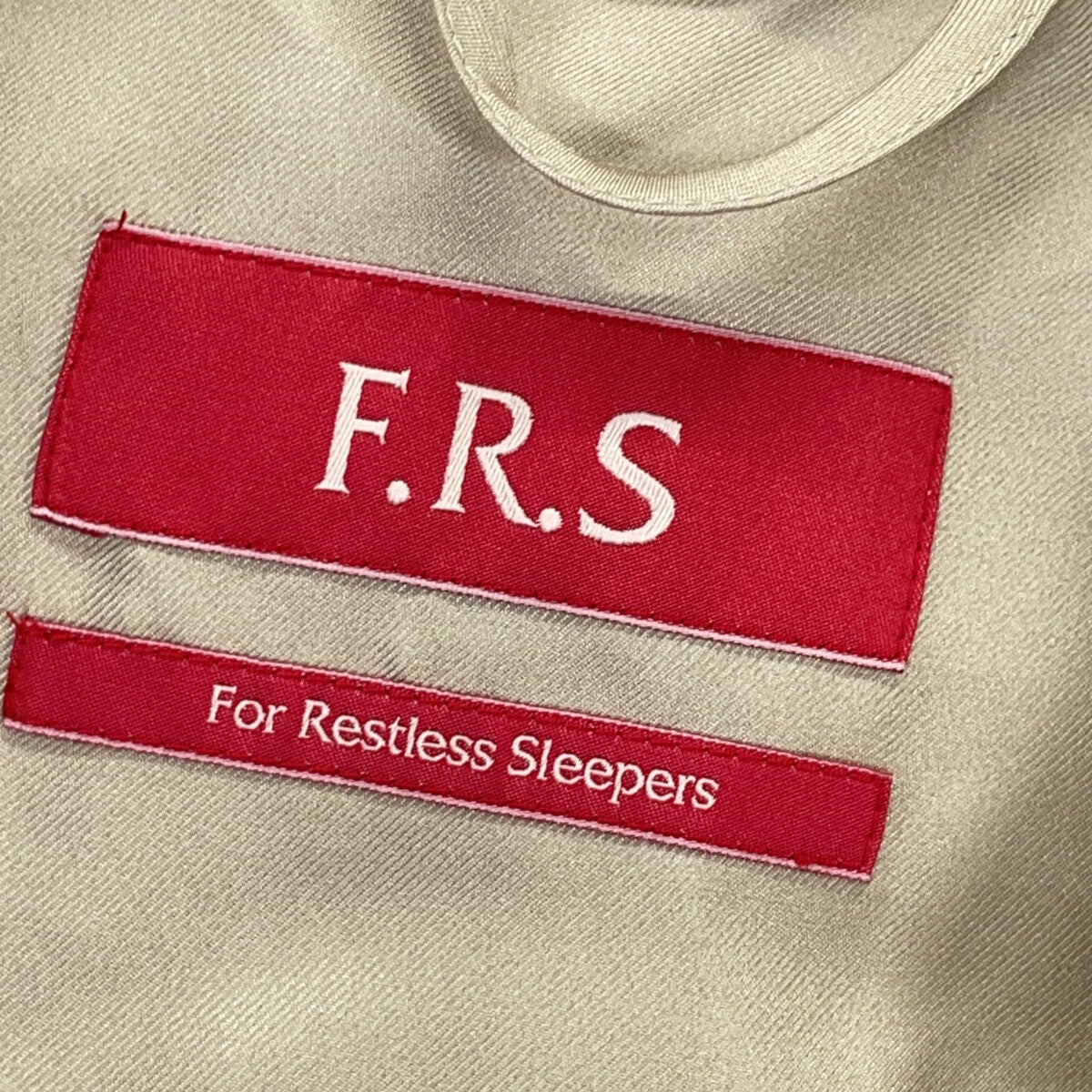 F.R.S For Restless Sleepers Beige Silk Tiger Crane Print Dress
