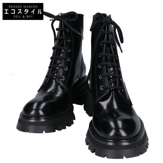 Alexander McQueen アレキサンダーマックイーン 【新品同様】3NX 213 666369 チャンキー レースアップブーツ シューズ