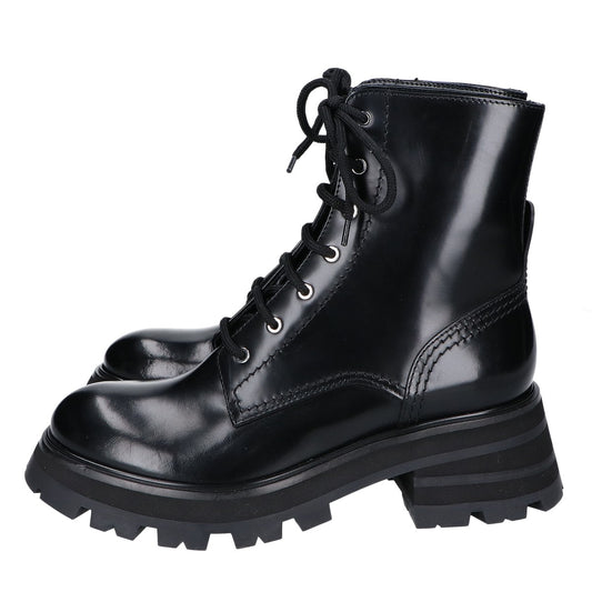 Alexander McQueen アレキサンダーマックイーン 【新品同様】3NX 213 666369 チャンキー レースアップブーツ シューズ