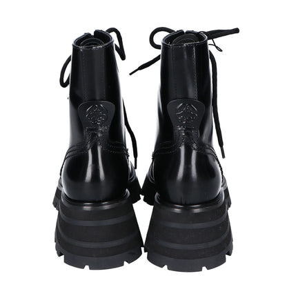 Alexander McQueen Alexander McQueen [Like new] 3NX 213 666369 Chunky Lace-Up Boots Shoes